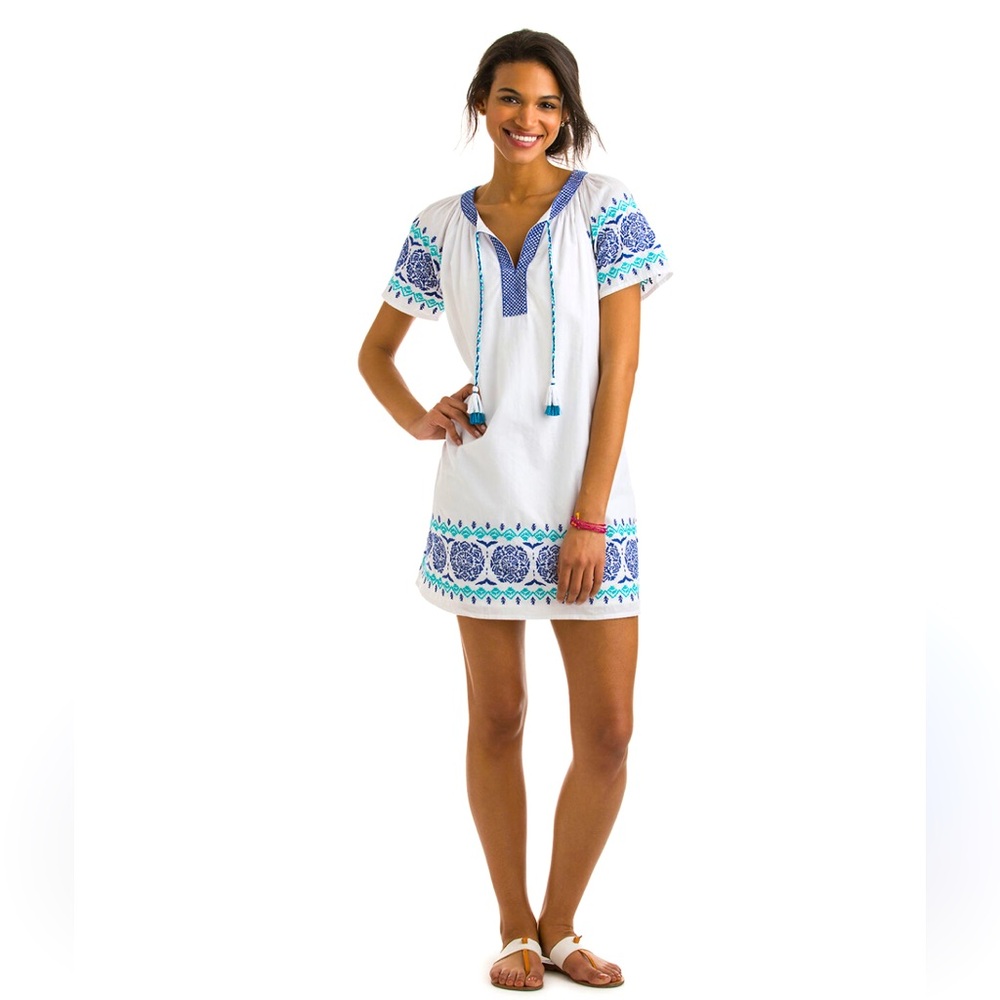 Vineyard Vines Medallion Popover Dress Size Large